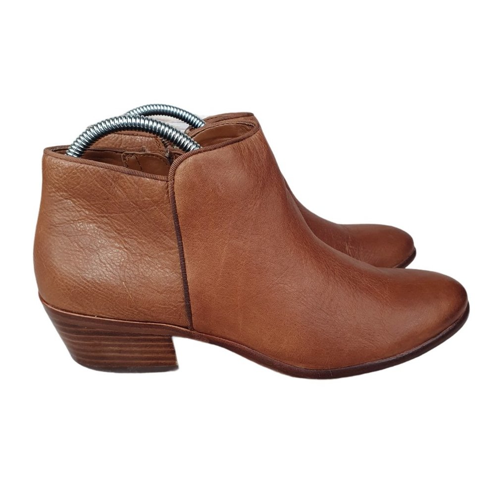 Sam Edelman Ankle Boots Womens 9.5 M Brown Leather
